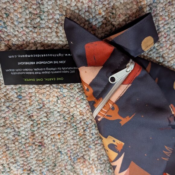 2 Wet Bag Bundle! NWT Lalabye Baby & Lighthouse Kids Co. Cloth Diaper/Travel - Picture 3 of 6